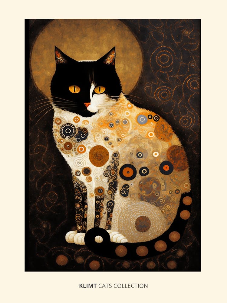 Gustav Klimt  Style Cats Collection