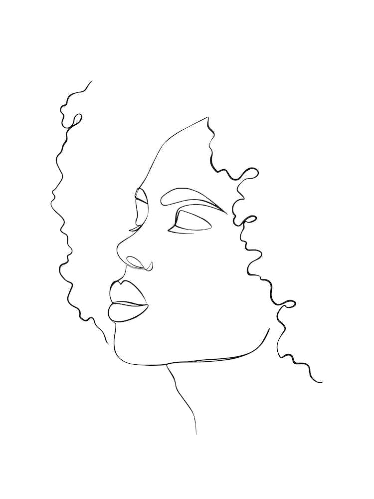 Portrait Of A Afro Woman