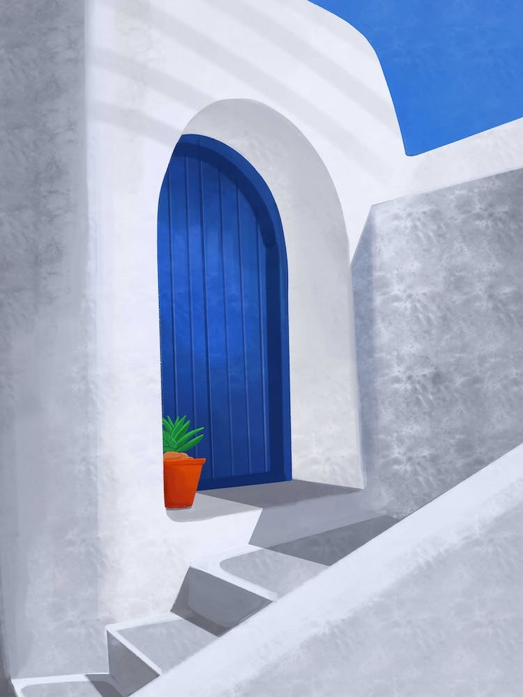 The Little Blue Door