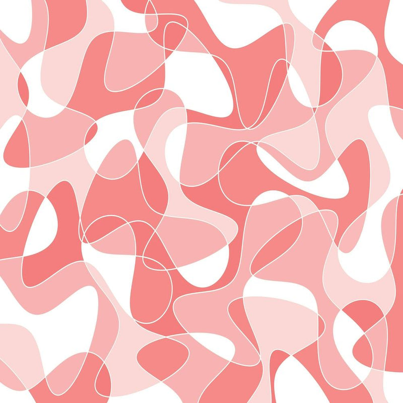 Abstract Pink And White Pattern