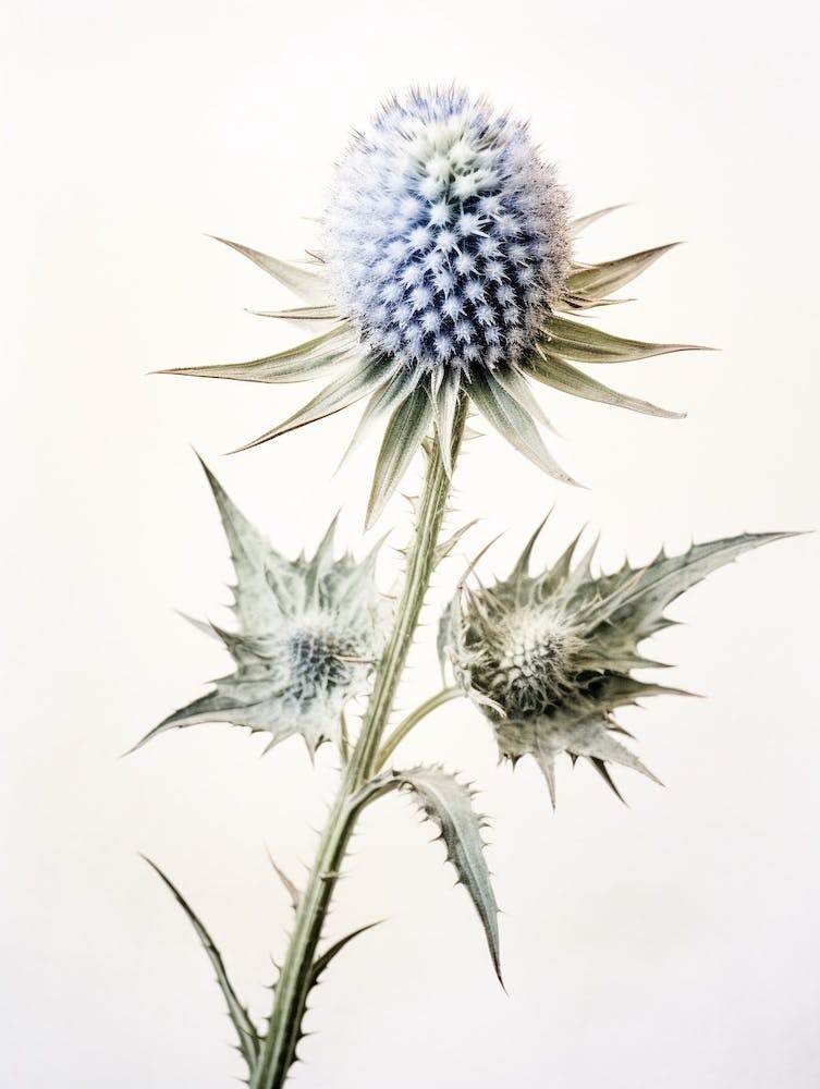 Art Botanique Fleurs Sauvages Pressées Rattlesnake Master 2