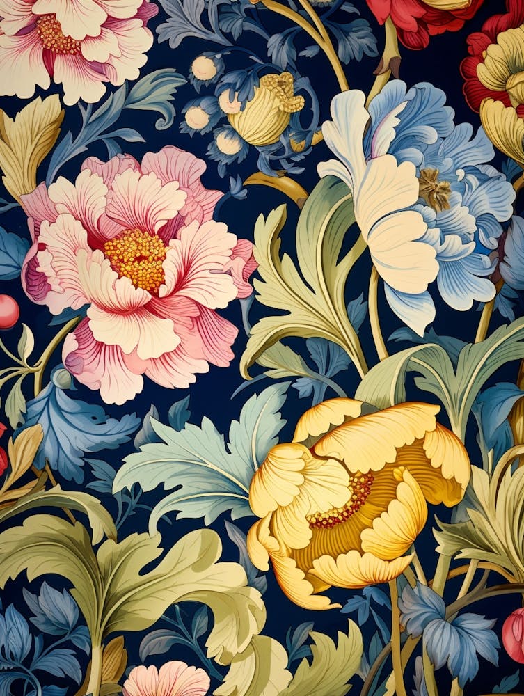 Blumen-Tapete 182