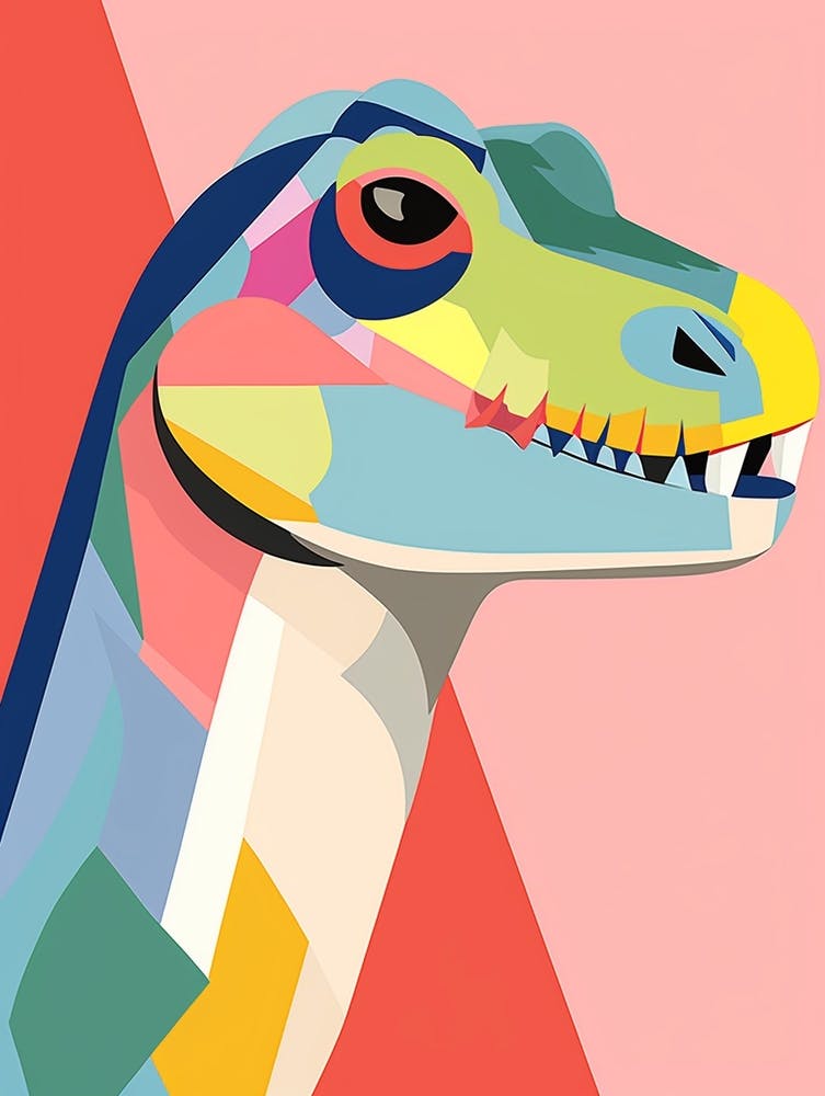 Colourful Dinosaur Saurophaganax 2
