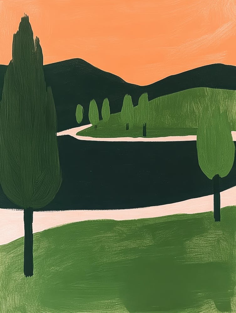 Landscape At Sunset 6