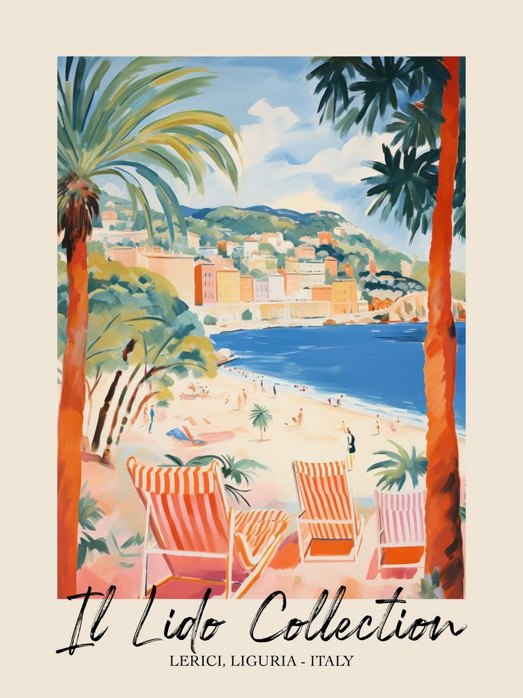 Lerici, Liguria   Italy Il Lido Collection Beach Club Poster 2