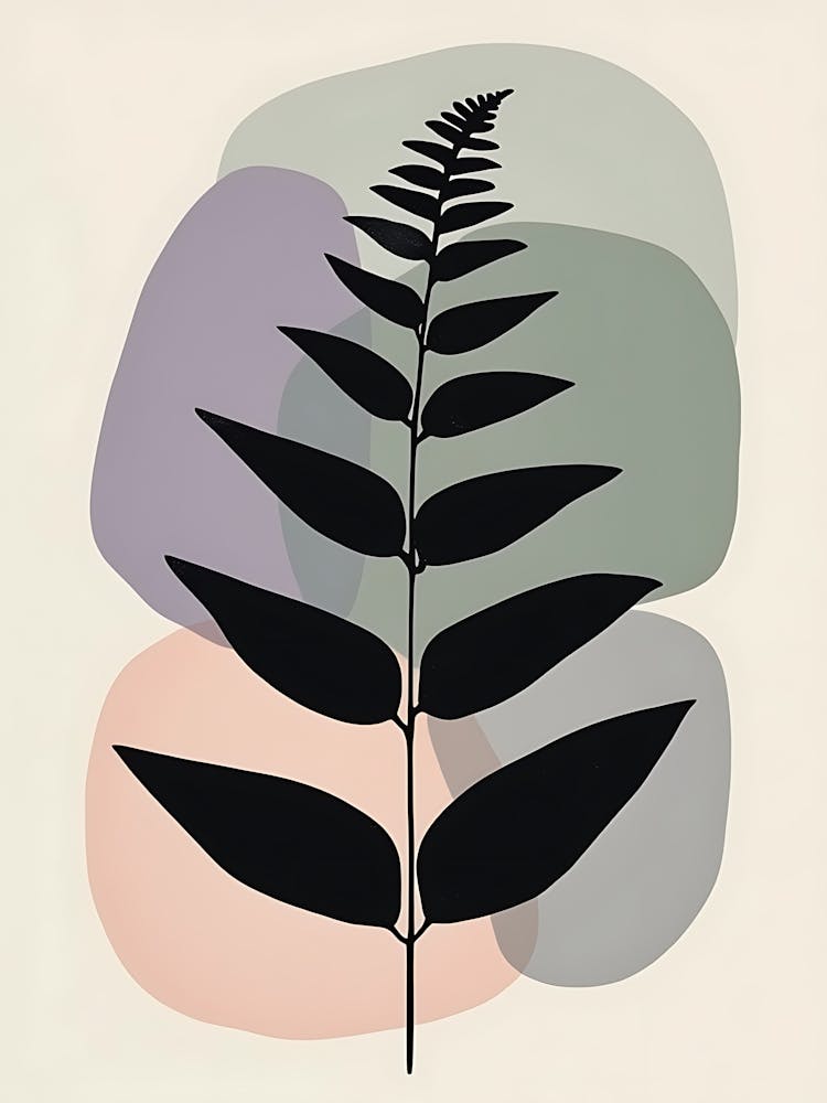 Delicate Leaves and Blooms in Warm Neutrals