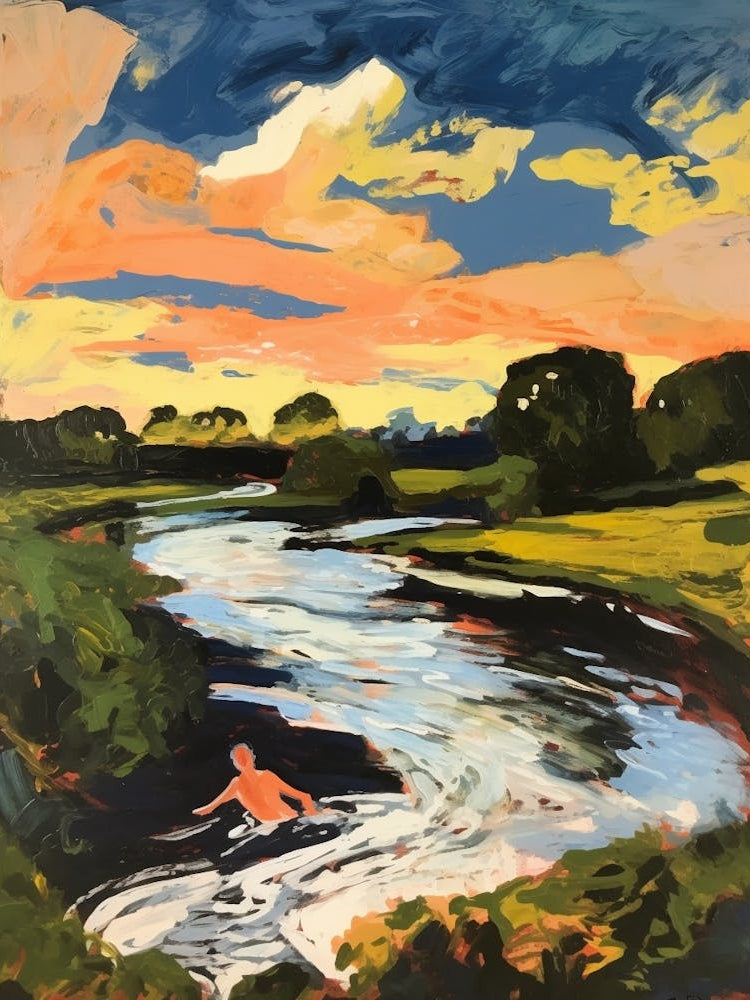 Wild Swimming At River Stou Dorset 4