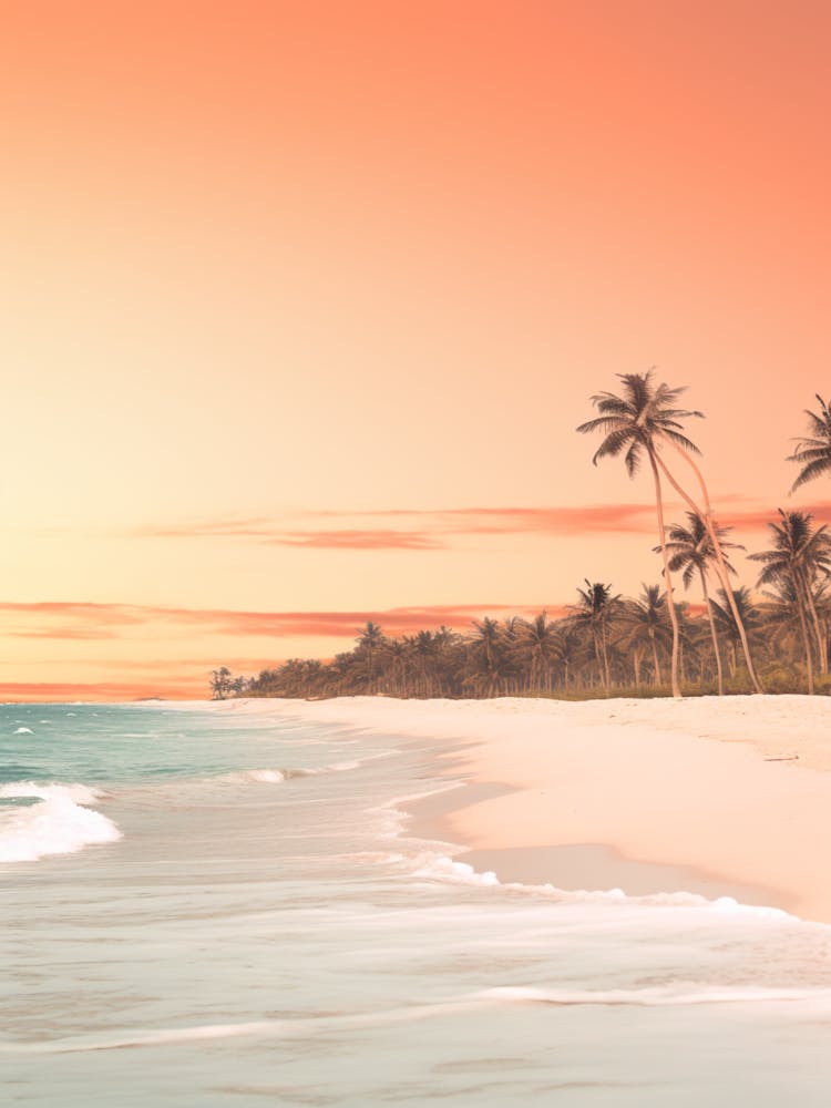 Bavaro Beach Dominican Republic At Sunset 2