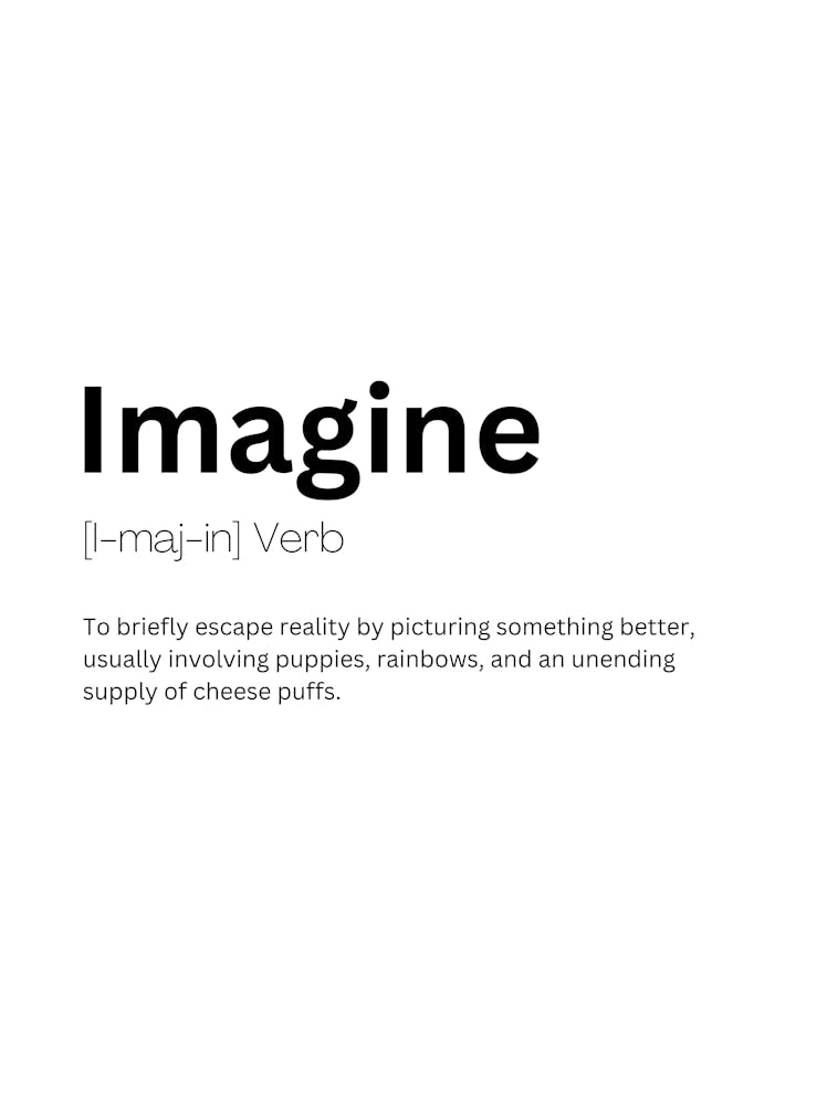 Imagine Definition Meaning