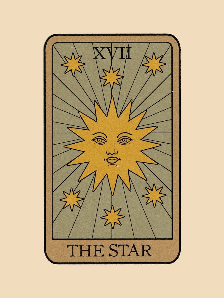 The Star - Vintage Tarot