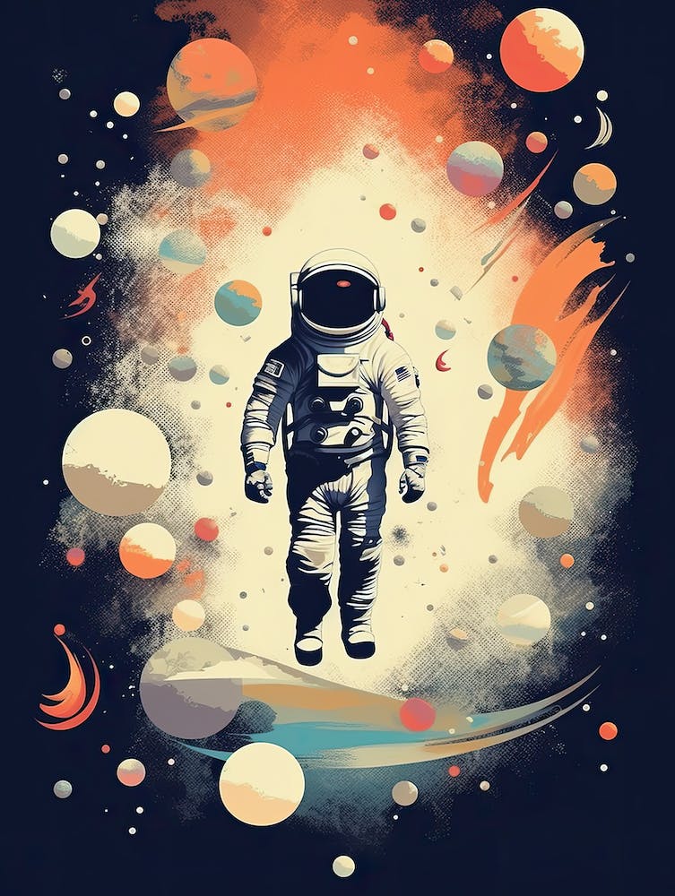 Galactic Visionary: Astronaut's Quest