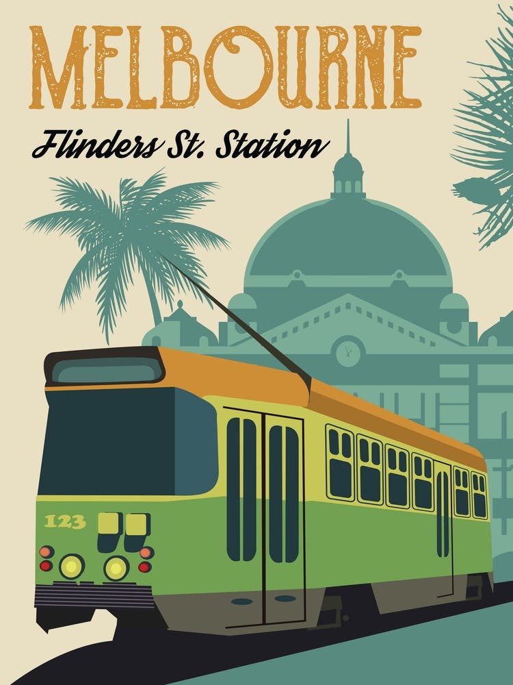 Melbourne, Flinders Station, Australia