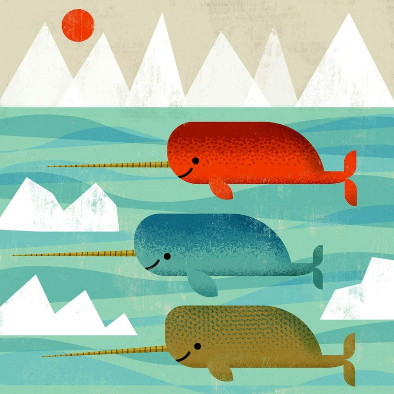Happy Narwhals Square