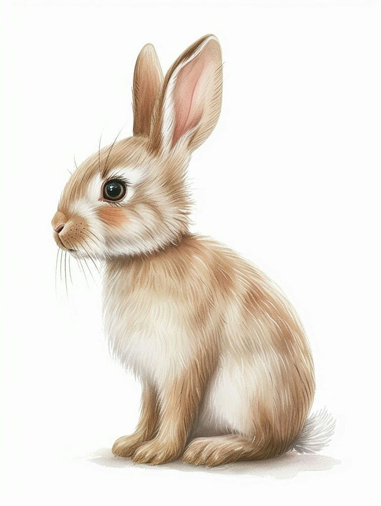 Britannia Petite Rabbit Kids Illustration 2