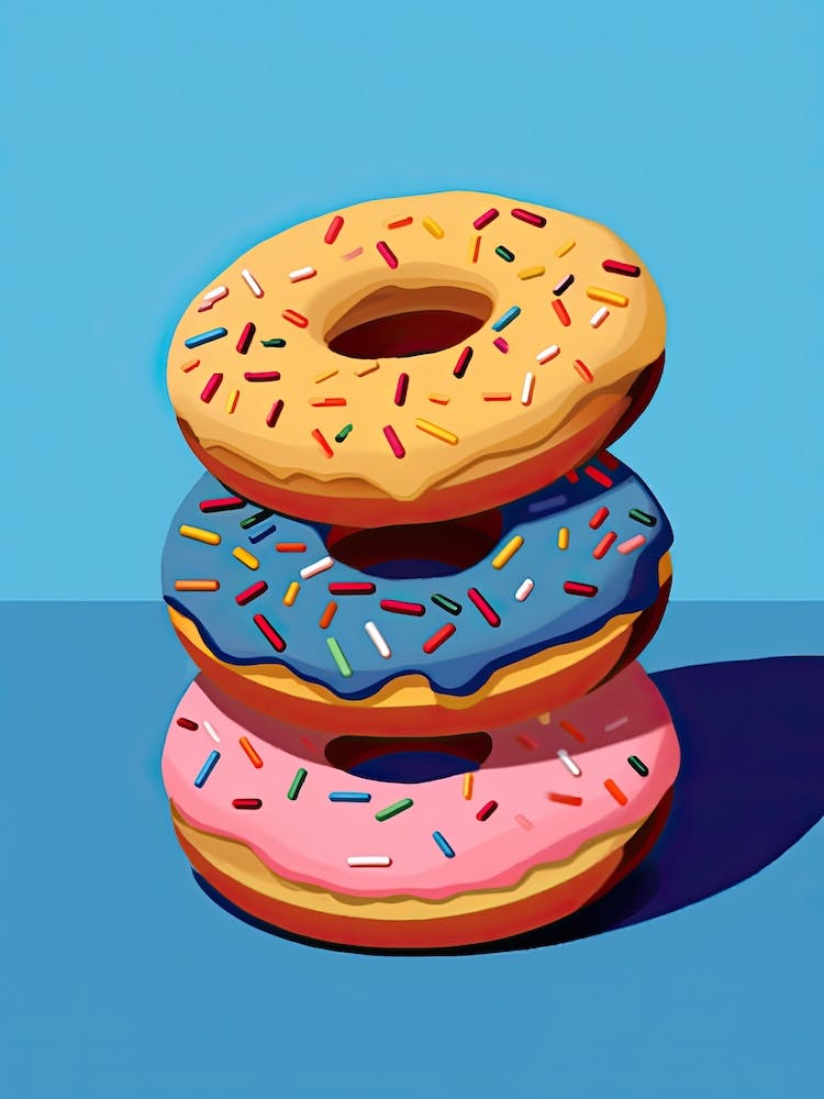 Classic Donuts Illustration 4