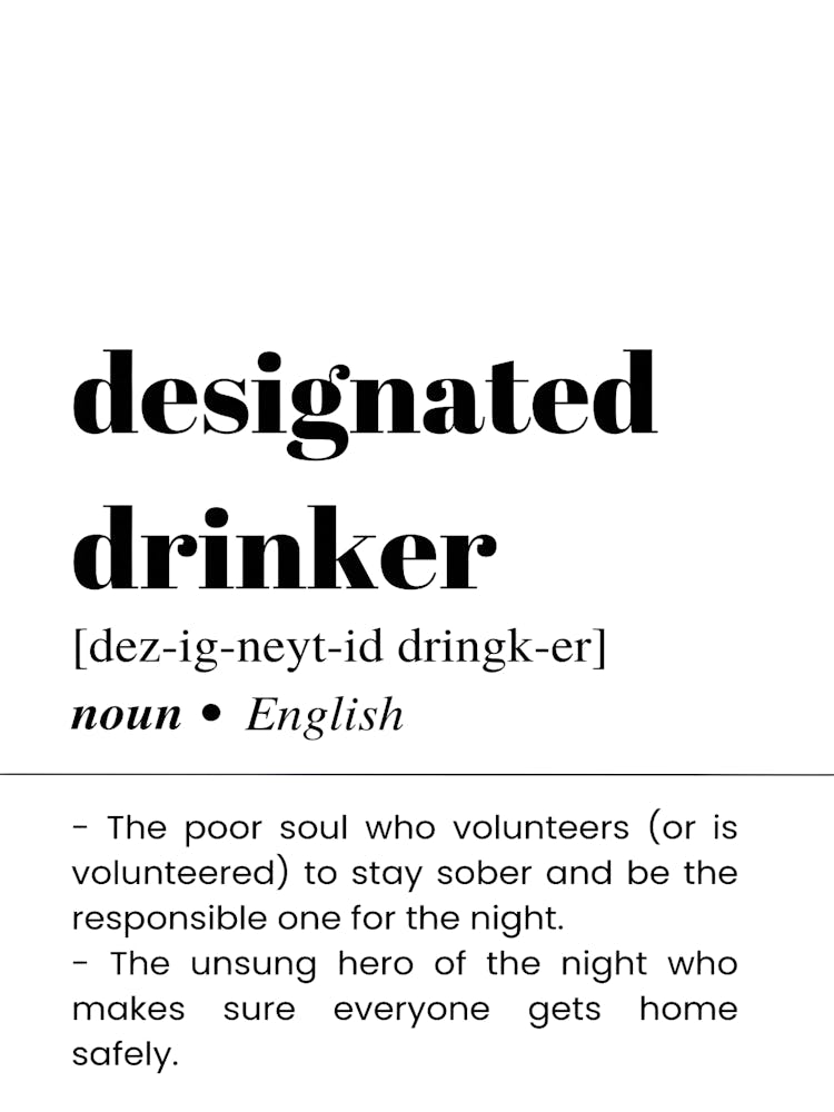 Designated Drinker