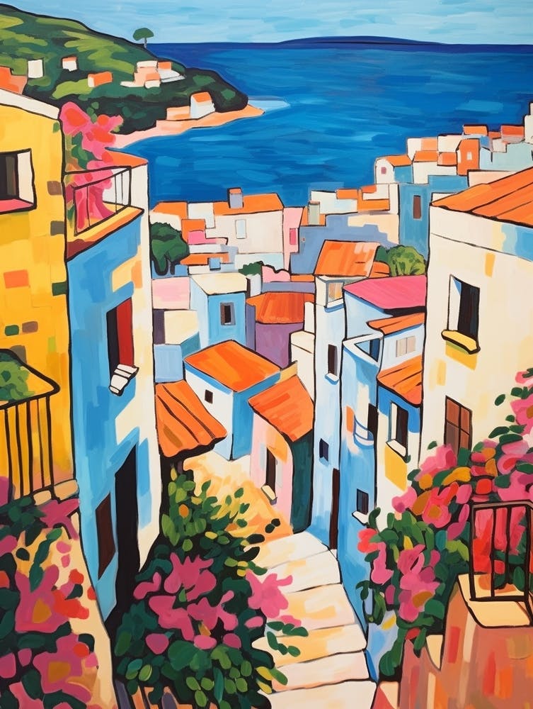 Otranto Italy 4 Fauvist Painting