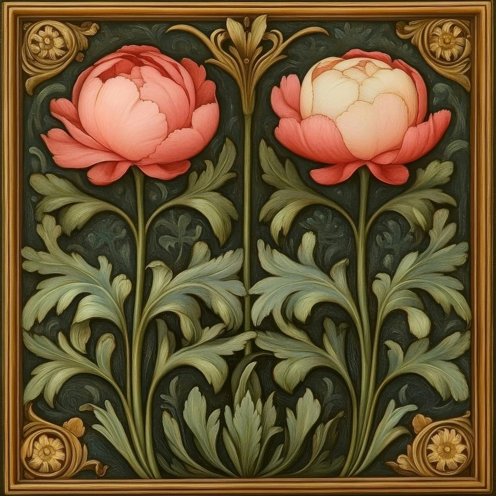 Peonies Art
