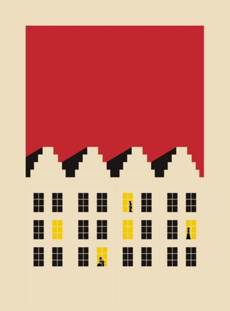 Bauhaus House With Windows