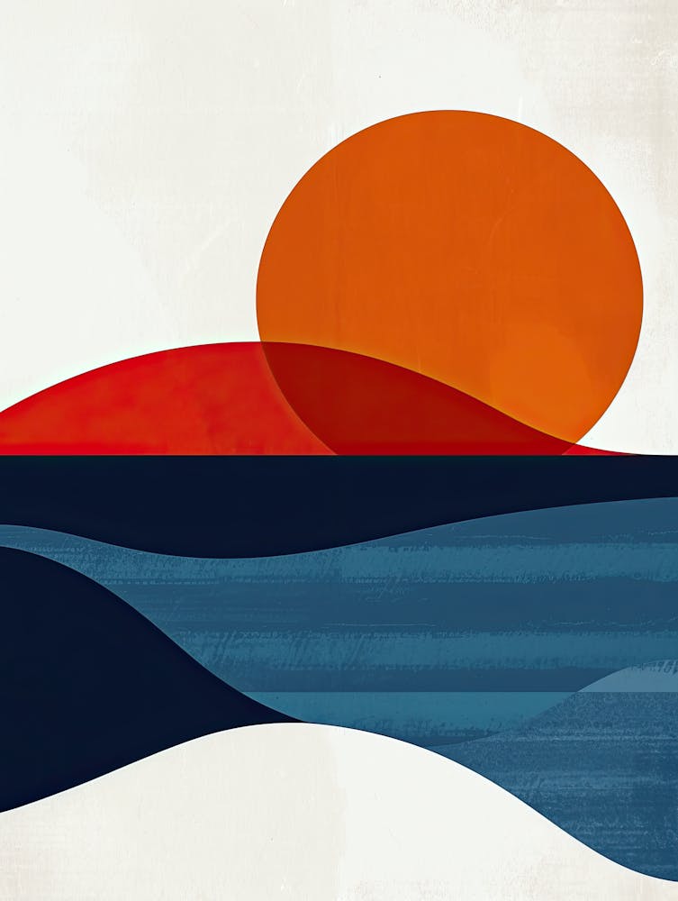 Sunset At The Beach, Scandinavian Simplicity 6