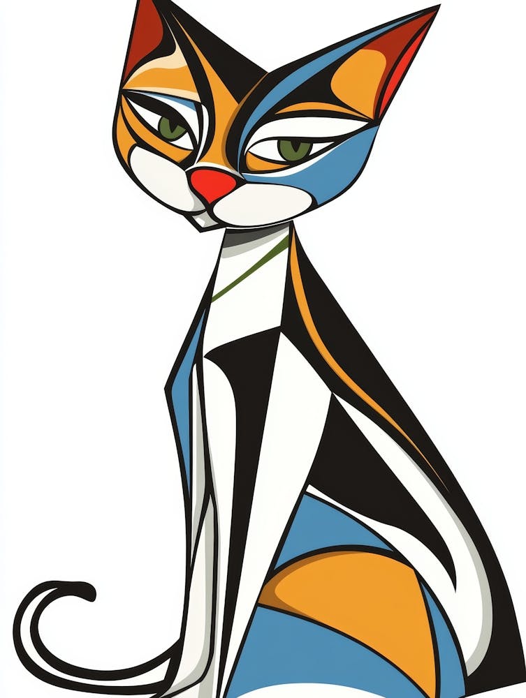 Chat Abstrait 15