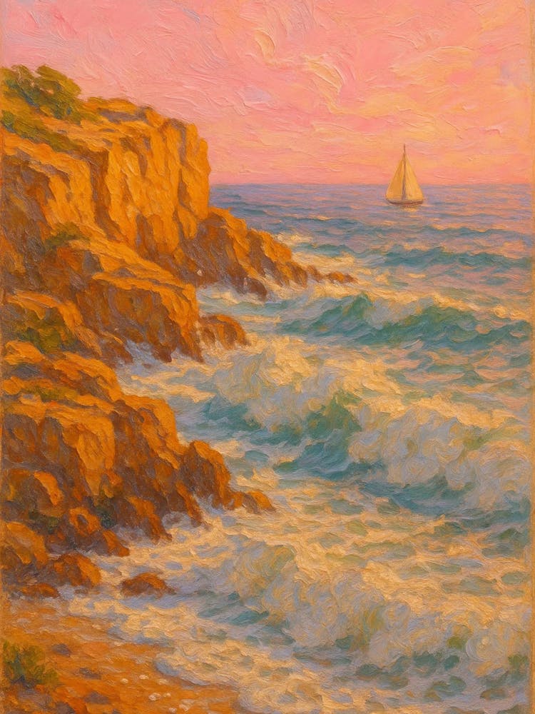 Sunset At The Cliffs 1