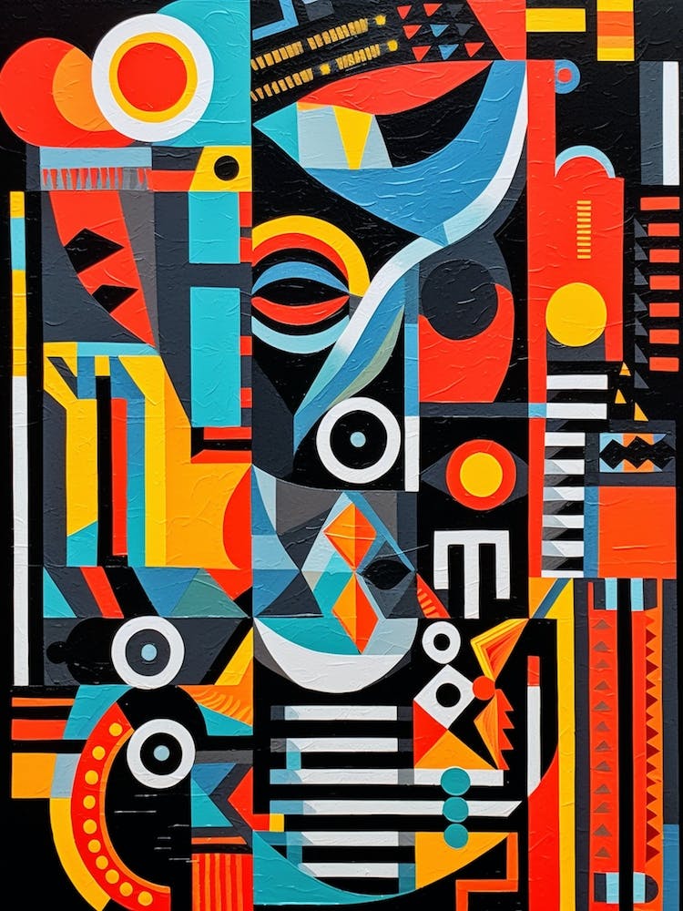 Afrocentric Pattern Illustration 7