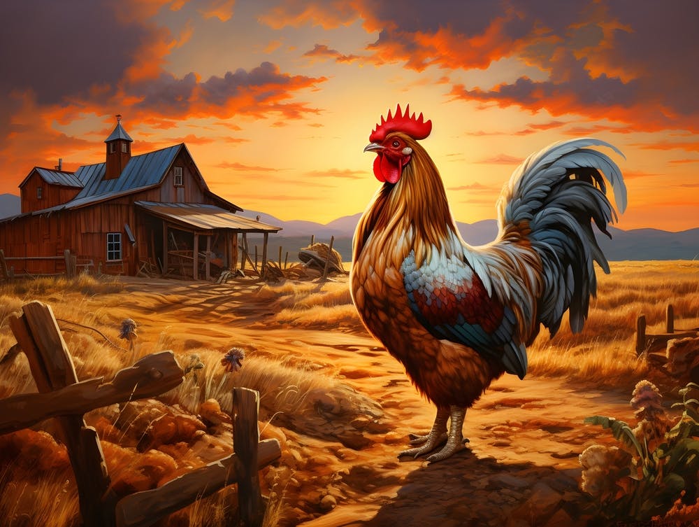 Sunrise Rooster 9