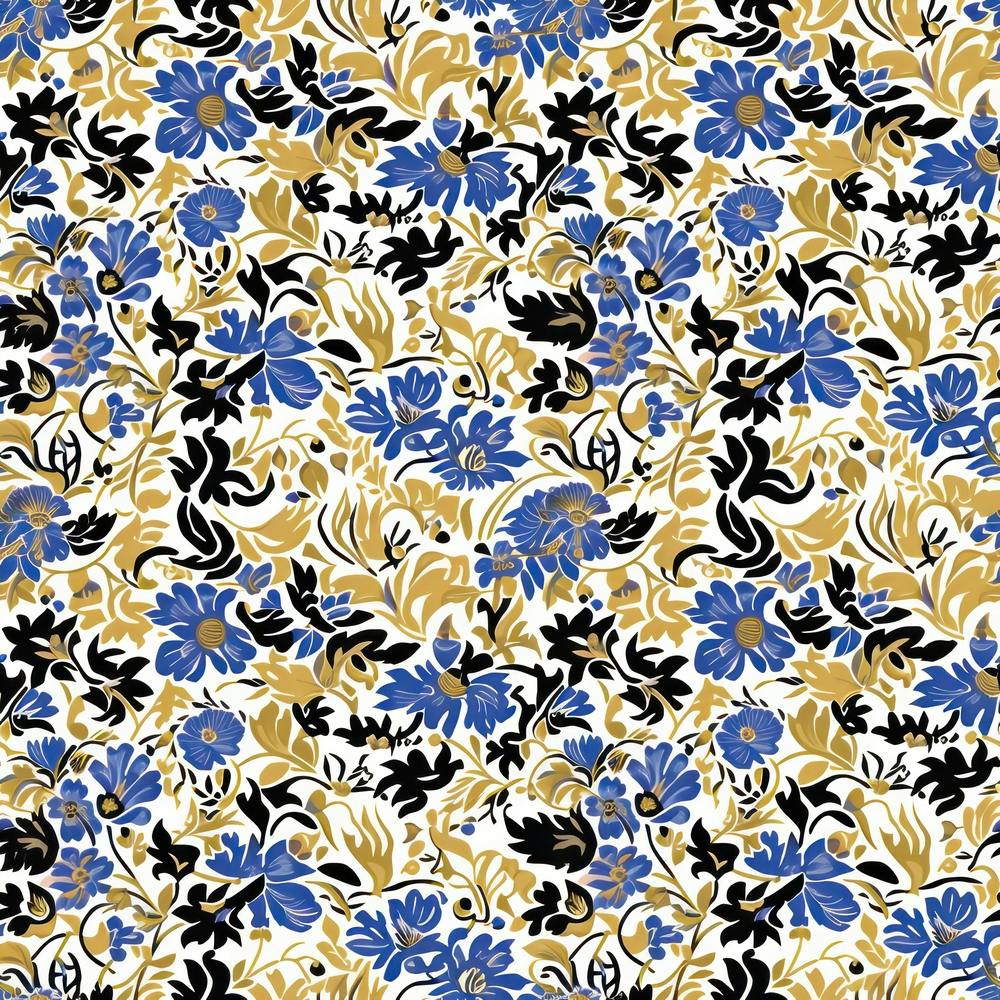 Sonnige Wiese London Fabrics Blumenmuster 6