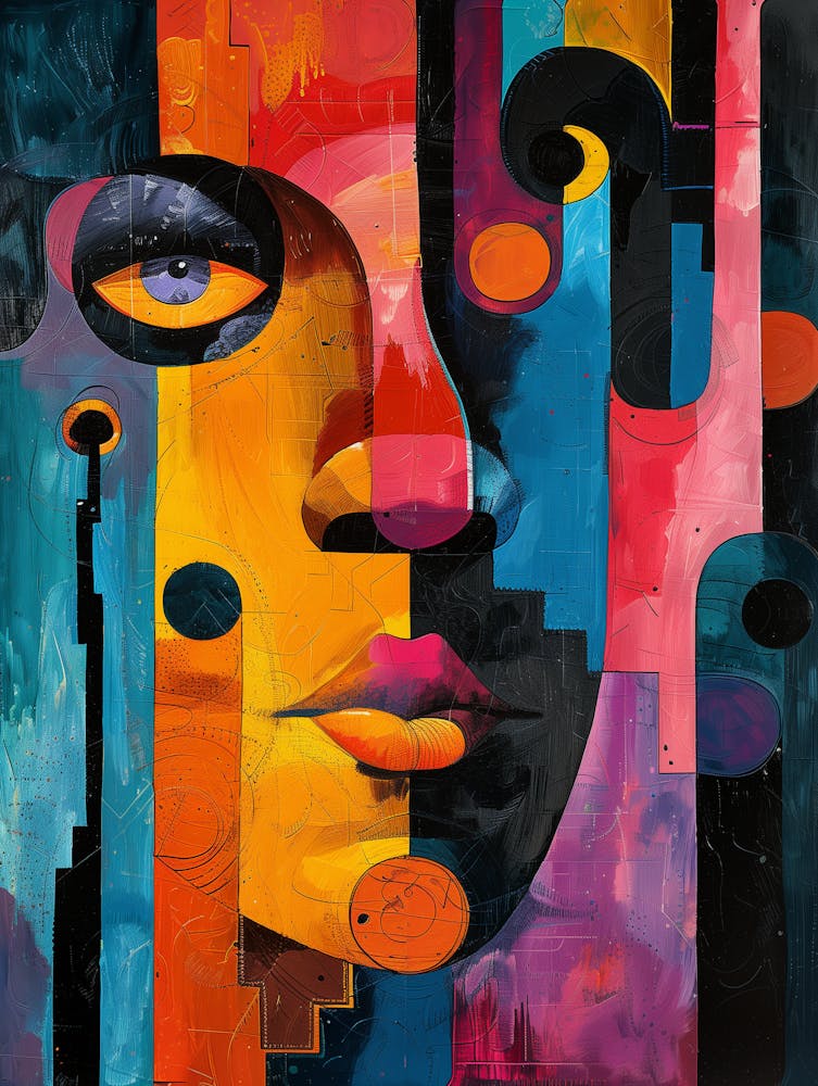 Abstract Portrait Of A Woman 3