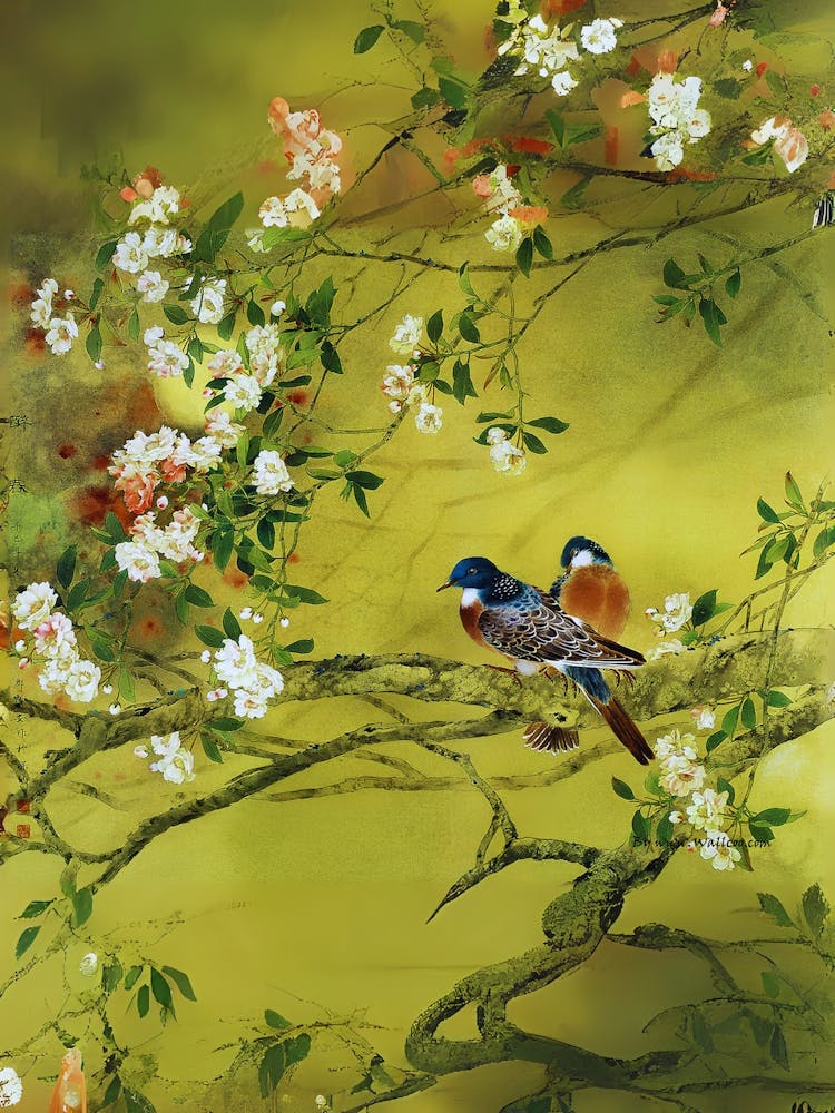 Birds On A Branch