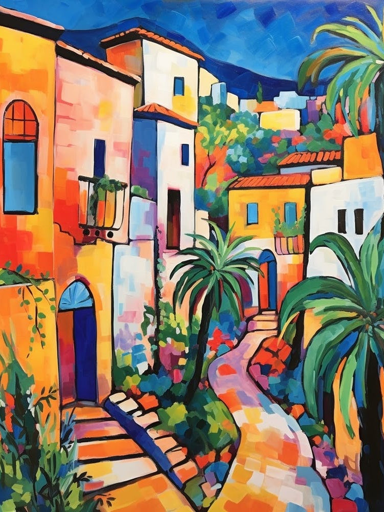 Byblos Lebanon 4 Fauvist Painting