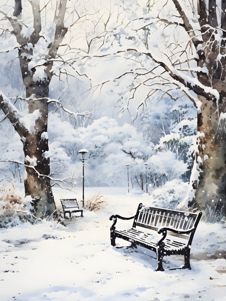 Winter Bench 4