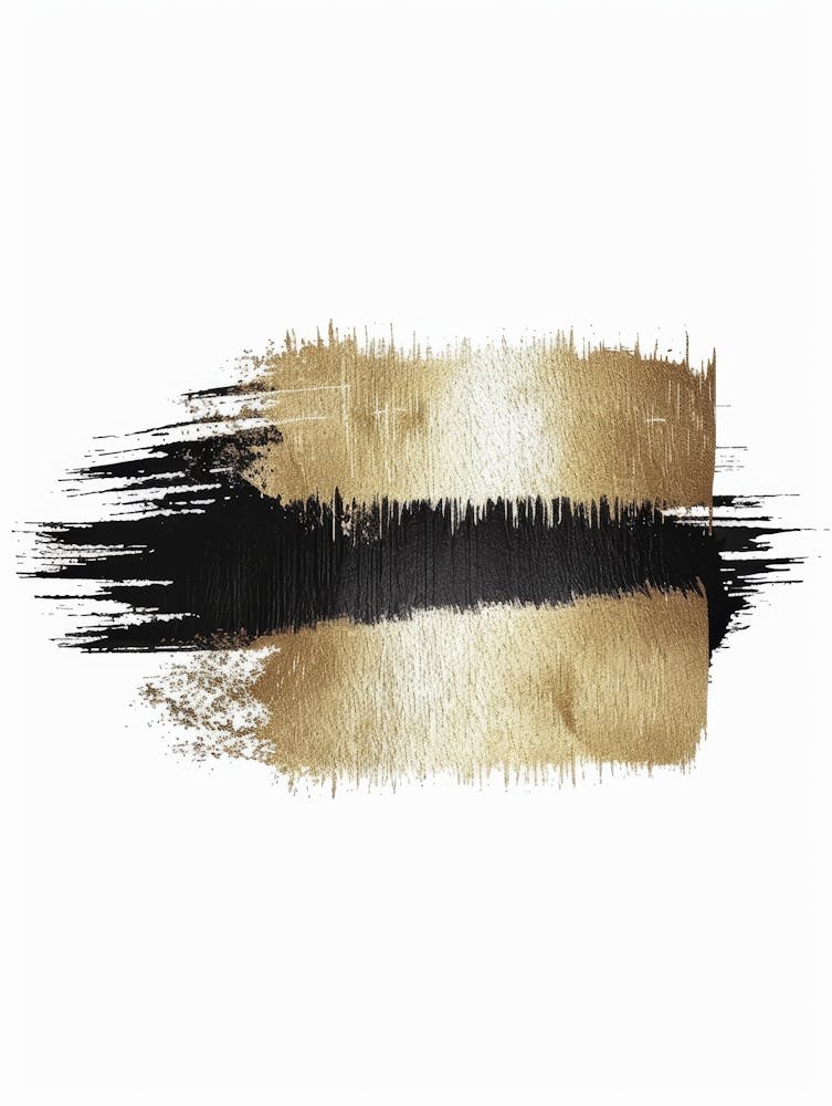 Gold Brush Strokes 4