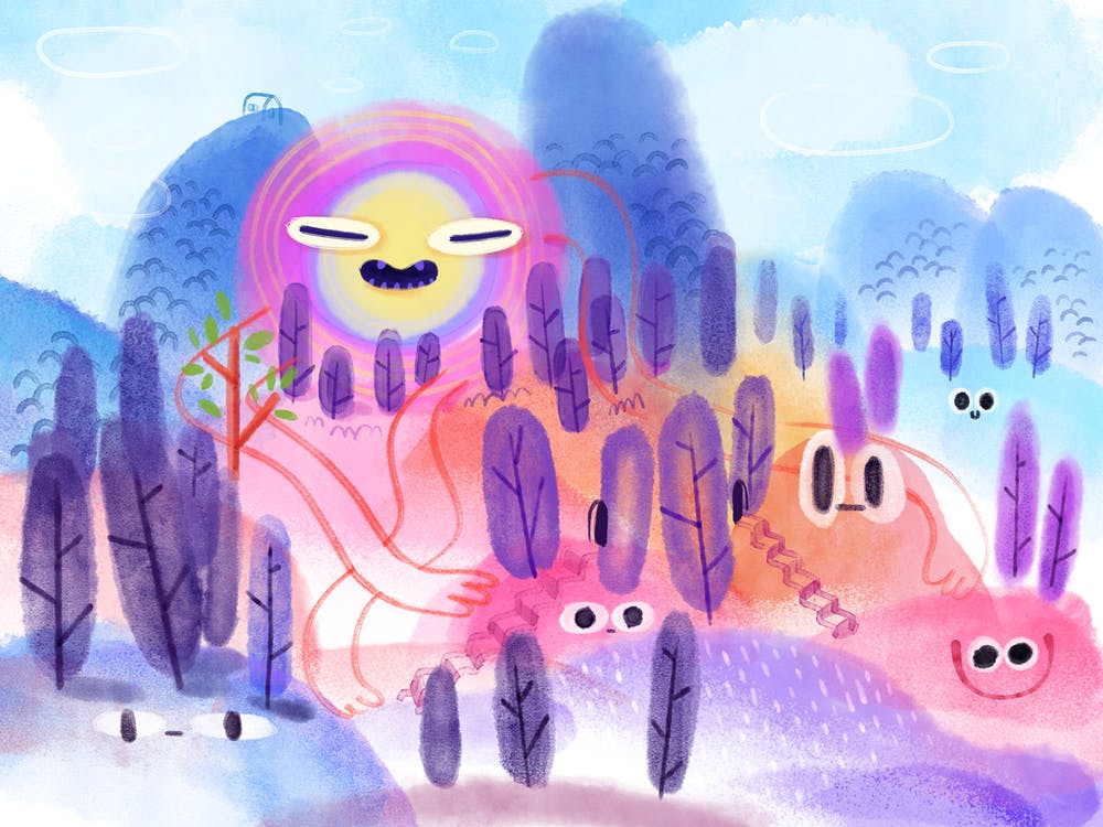 Countryside hug