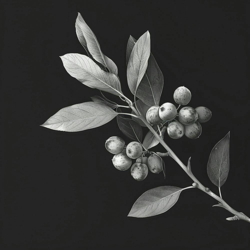 Black And White Berries