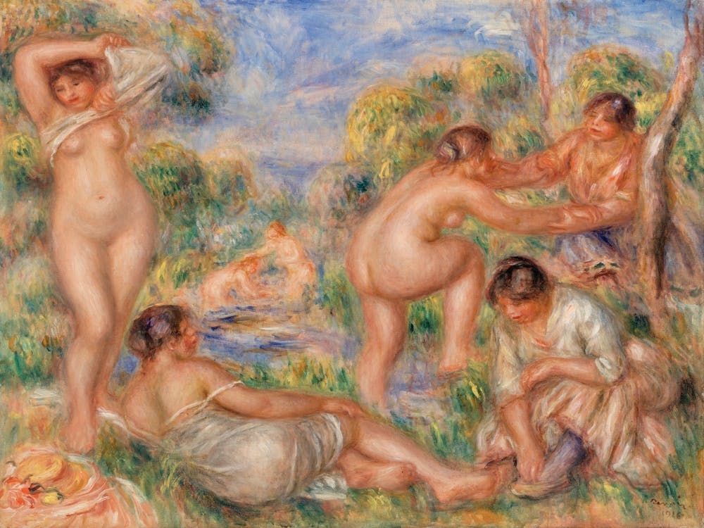 Bathing Group (1916), Pierre Auguste Renoir