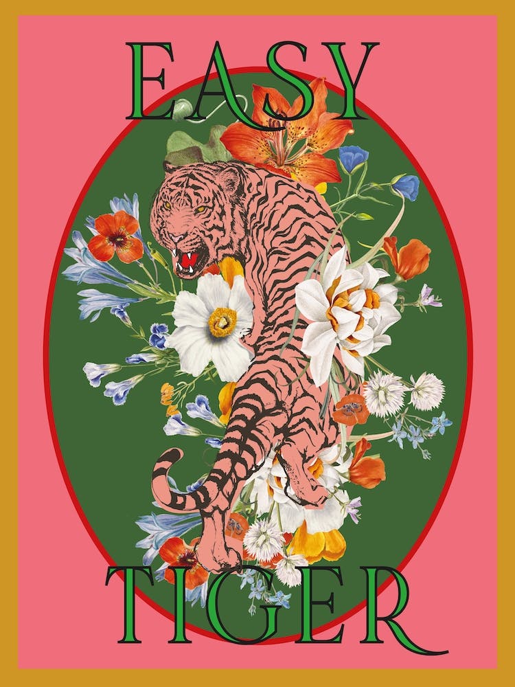 Easy Tiger Pink & Green