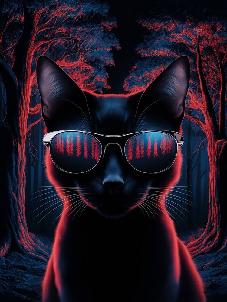 Cat In The Woods
