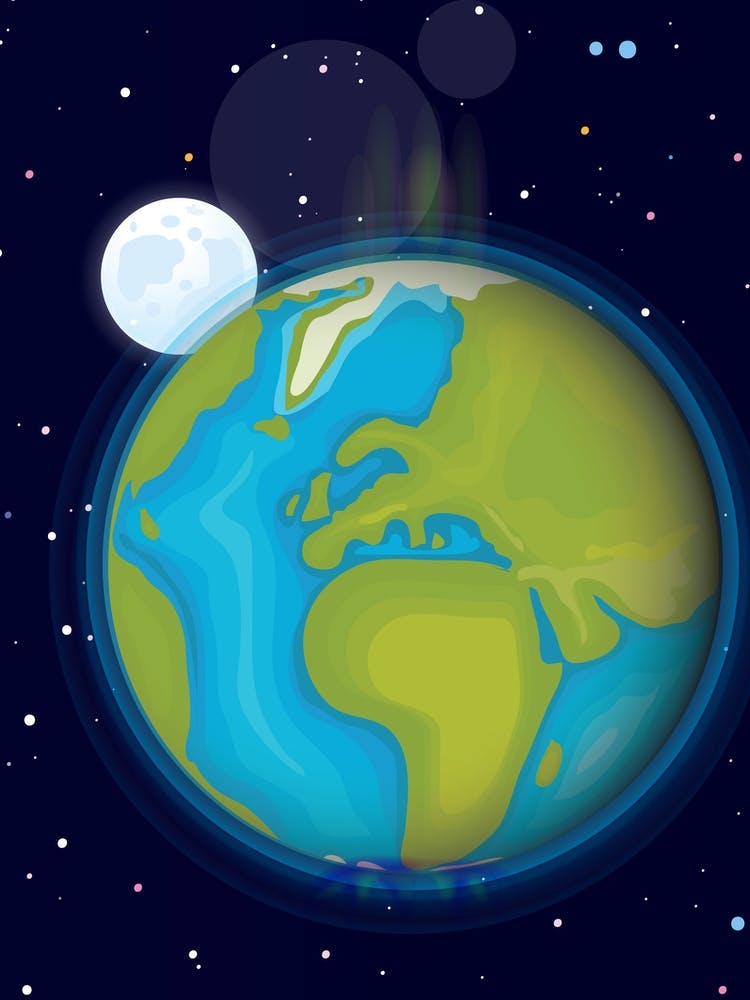 La Terre Dans l'Espace