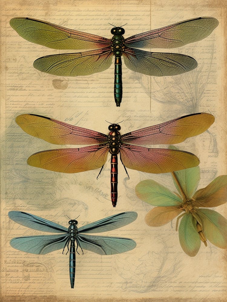 Dragonfly Vintage Species 3