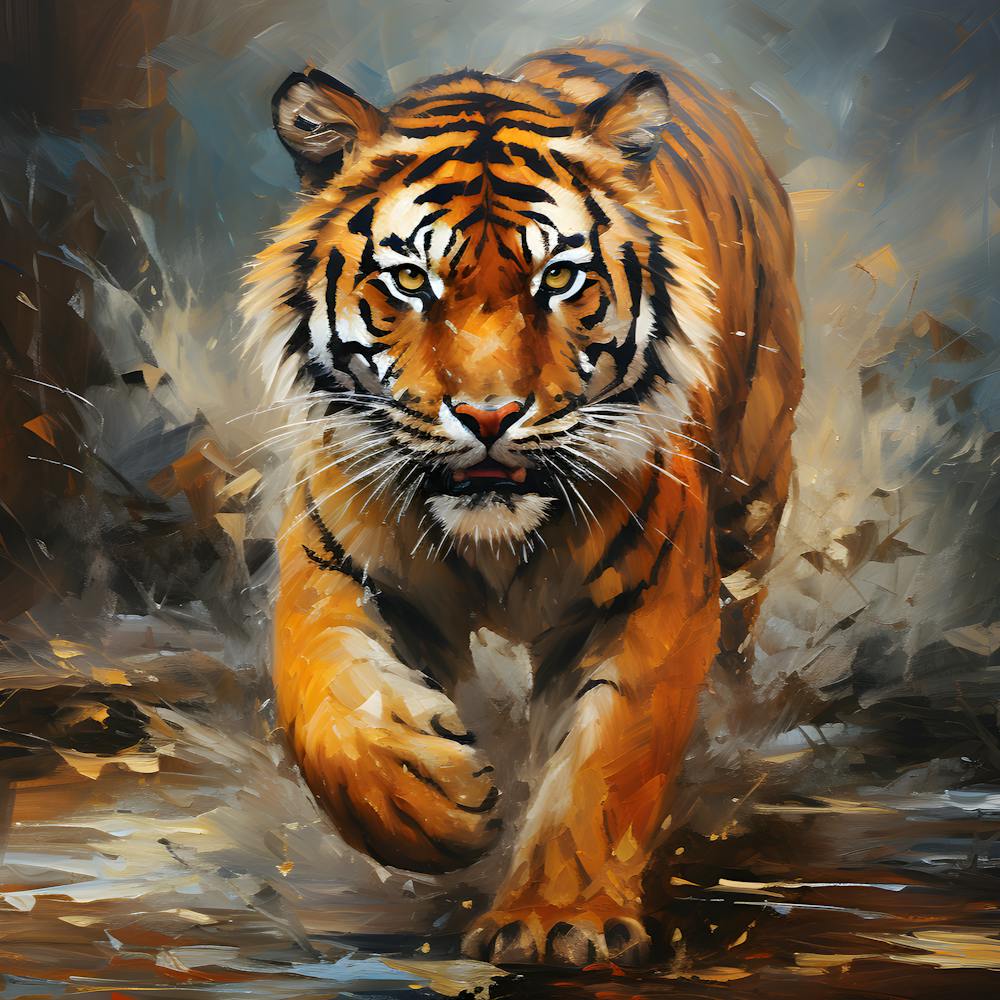 Tiger Running