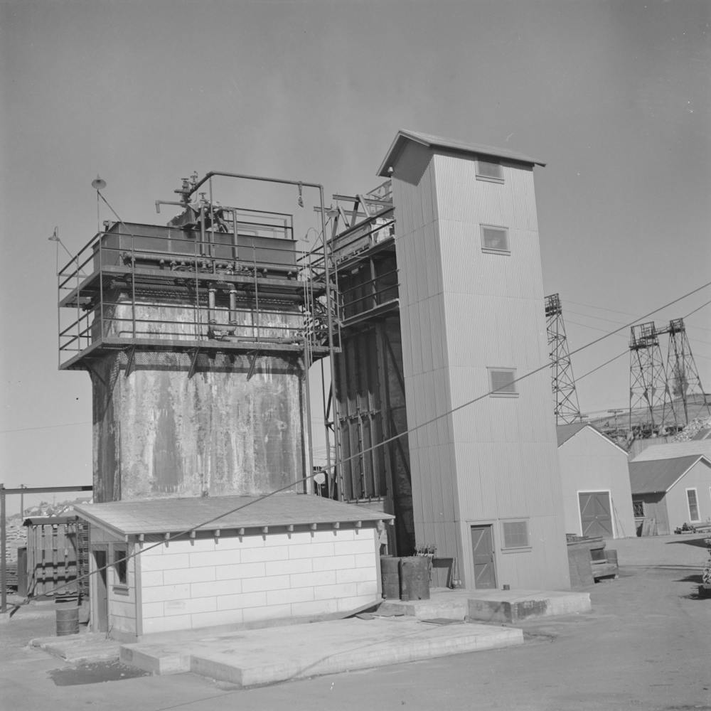 Butte, Montana, Anaconda Copper Mining Company, Refrigerating Plant For Cooling Air At Mountain Con Mine By