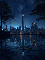 Night Sky Over Toronto