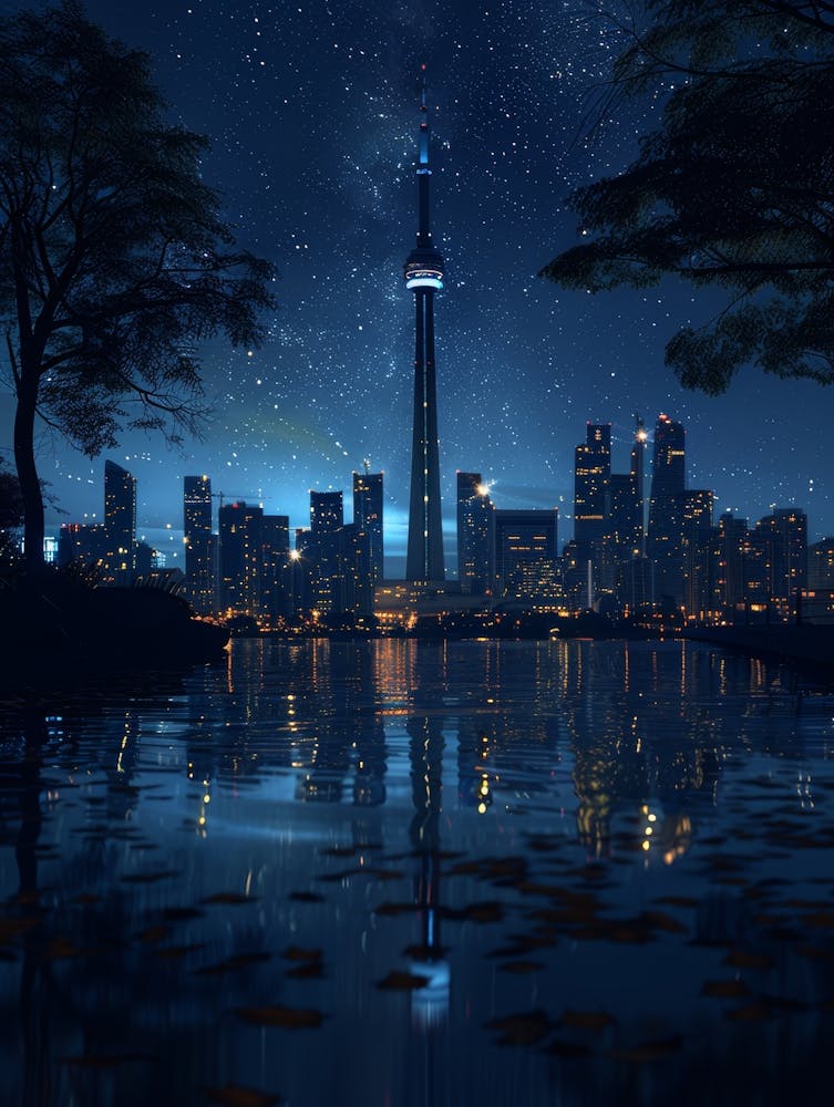 Night Sky Over Toronto