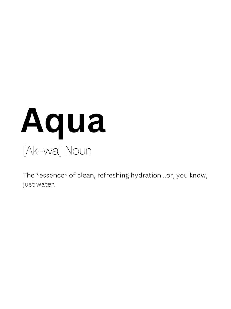 Aqua Definition Meaning 1