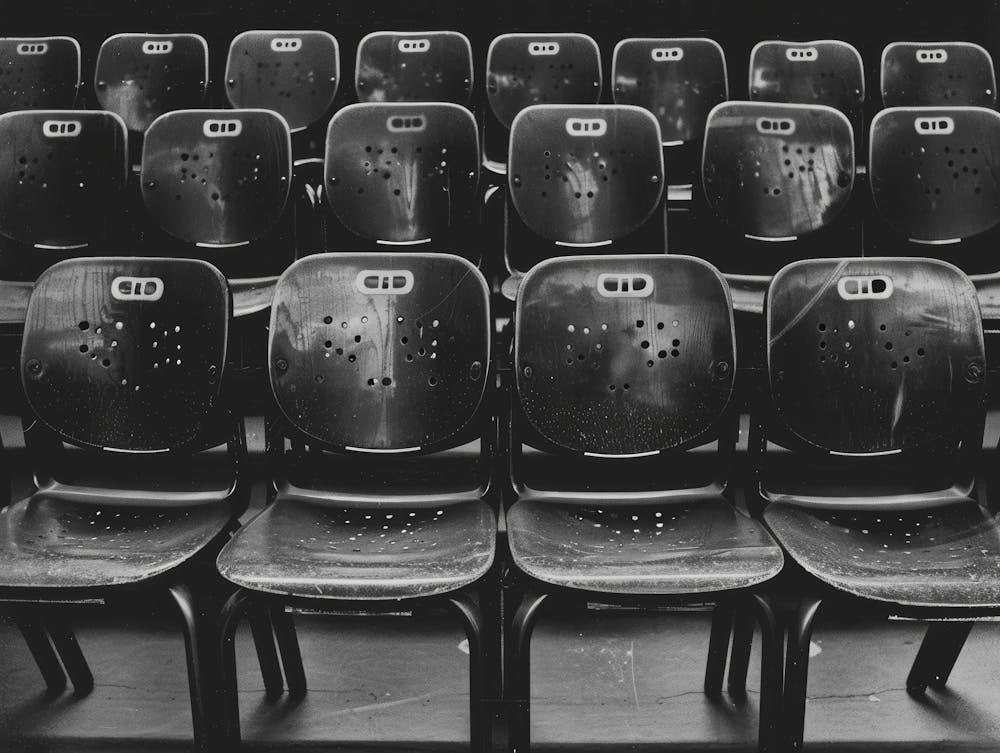 Rows Of Empty Chairs