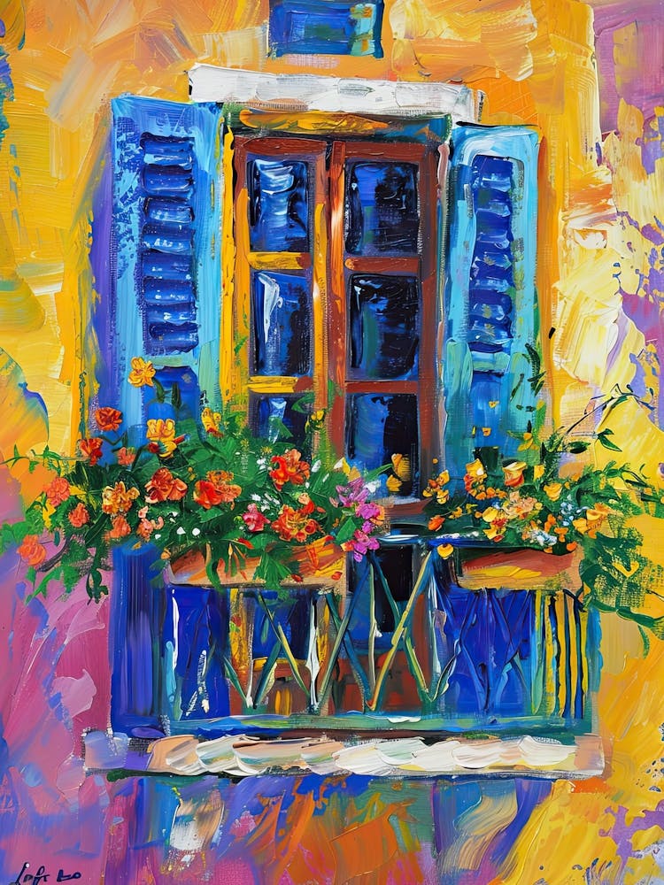 Balcony Painting In Athens 4