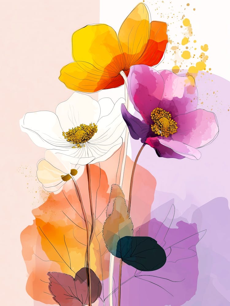 Flowers In A Vase nature art