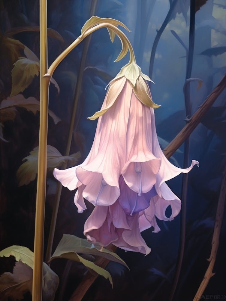 Floral Illustration Bluebell 1